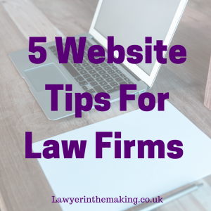 5 Website Tips For Law Firms