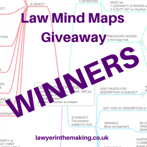 Law Mind Maps Giveaway | Winners